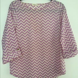 Purple chevron top Small/Medium